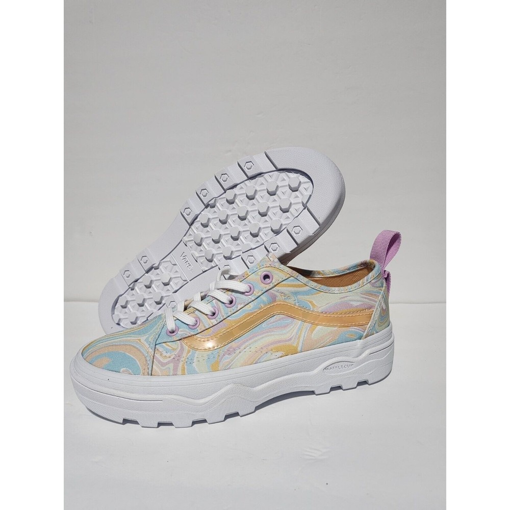 New Vans Sentry Old Skool WC Shoe Waffle Cup Swirl Pastels 7.5 Men's/9 Women's